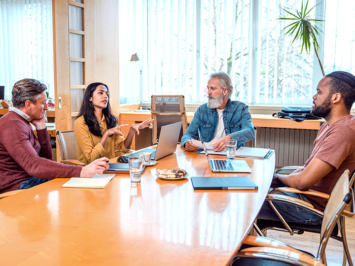 Business team meeting